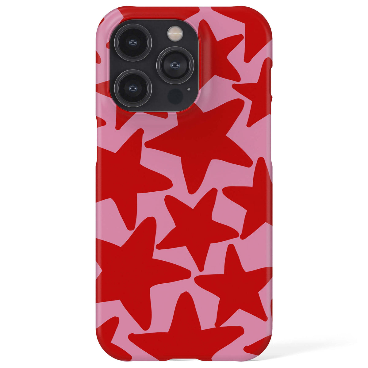 Stars Red Phone Case | Cherry Red iPhone Case Stars Red Phone Case | Cherry Red iPhone Case