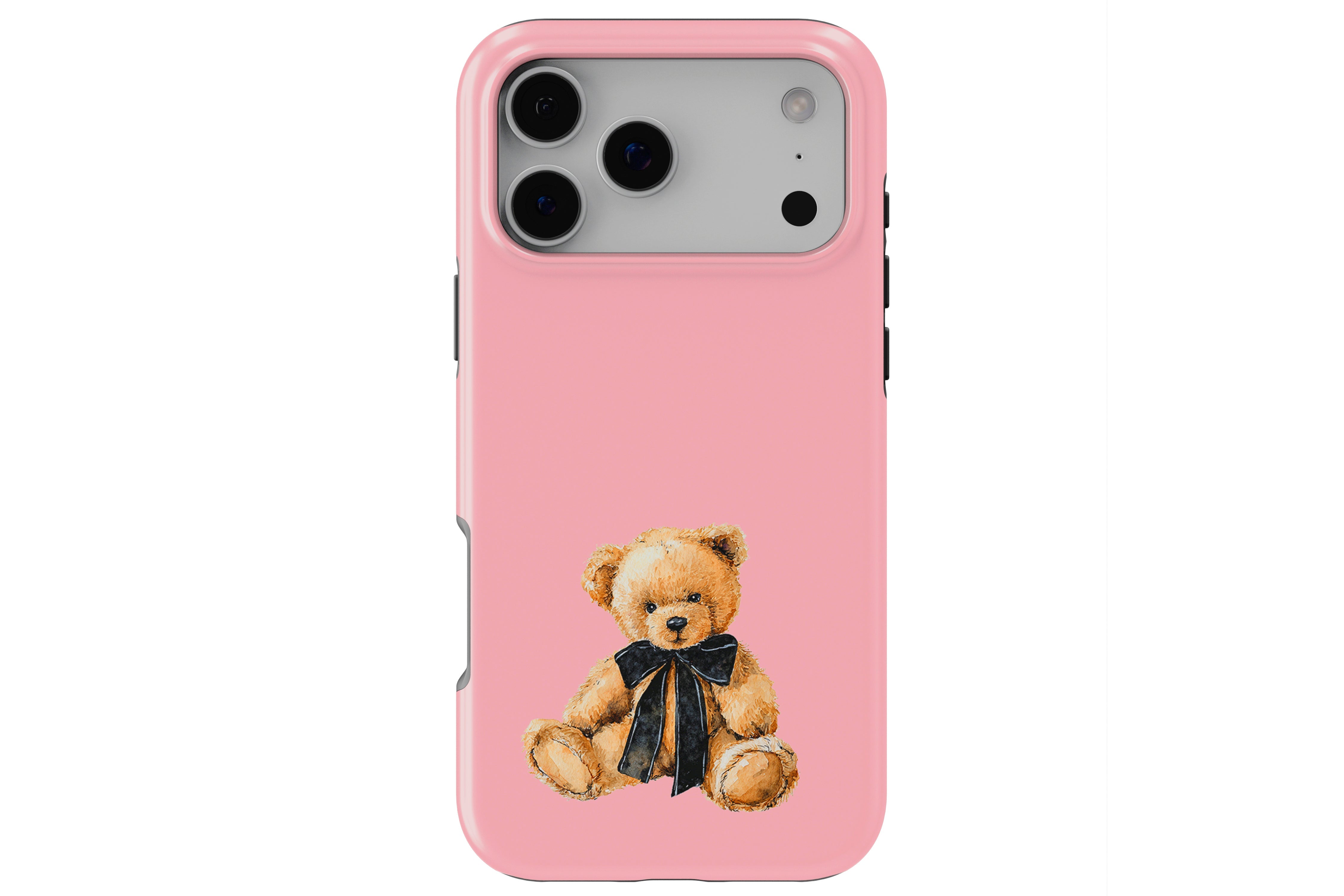 Teddy Bear Pink magnetic tough case for iPhone