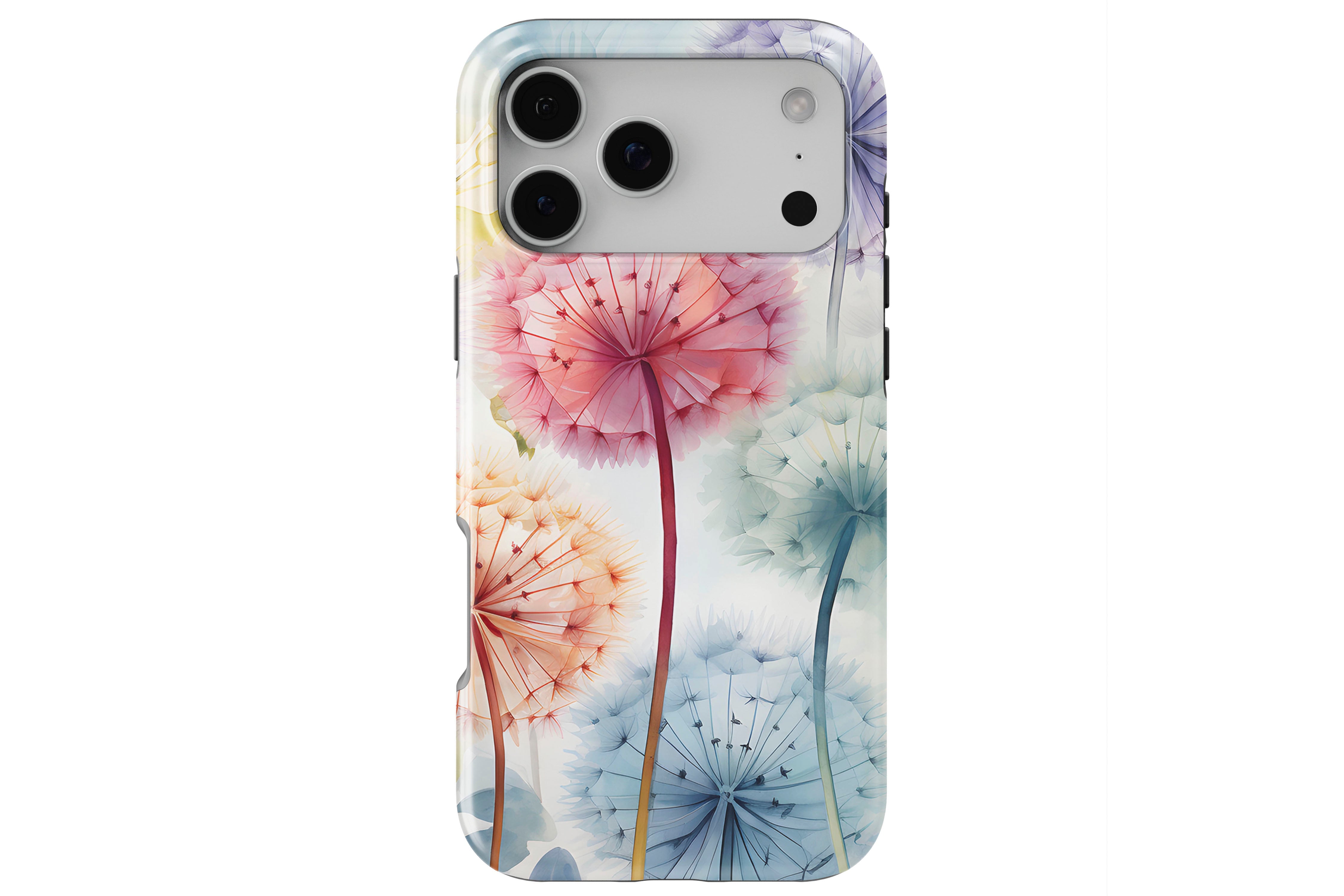 Dandelion Floral magnetic tough case for iPhone
