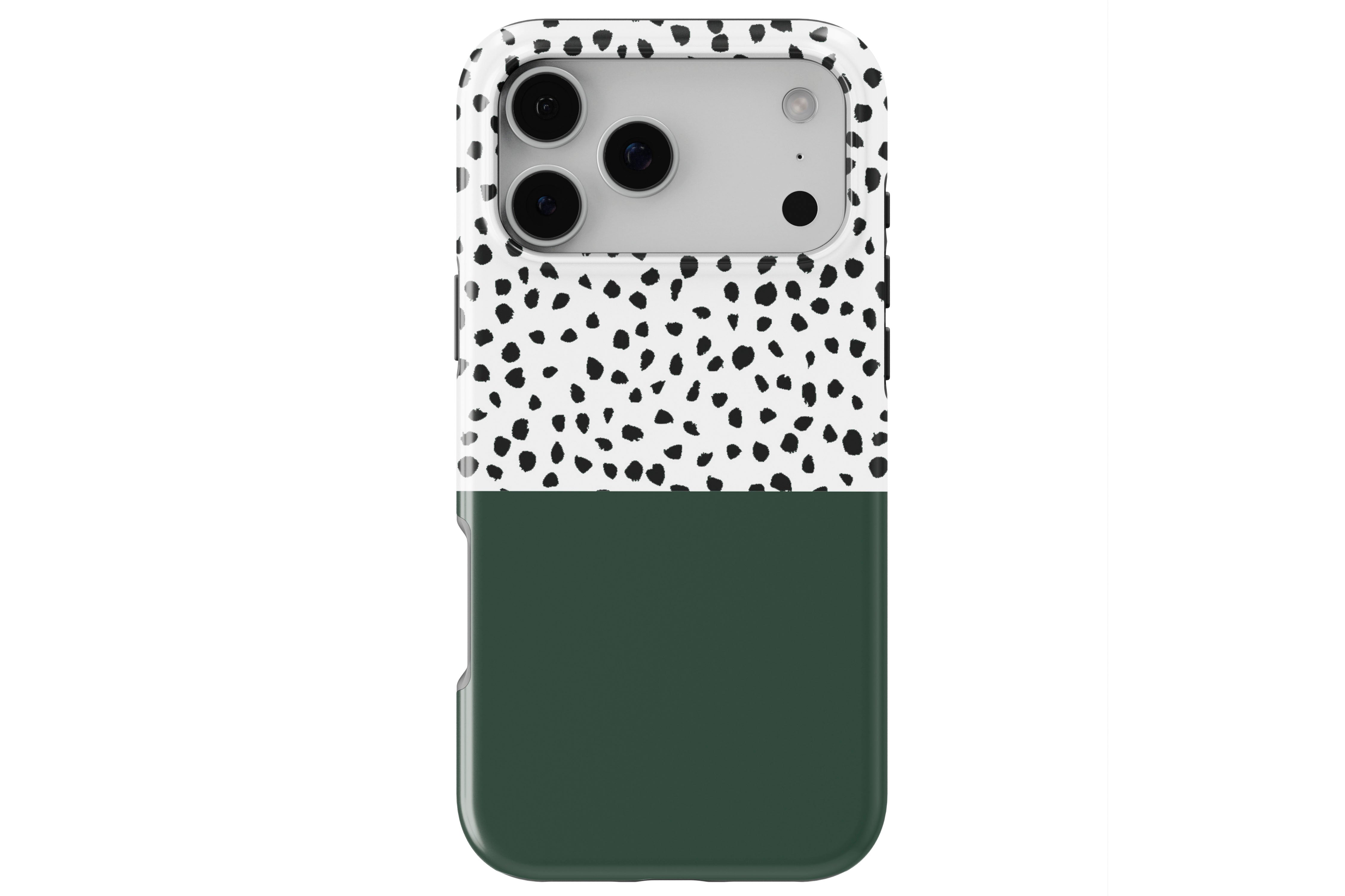 Geo Dots (Green) magnetic tough case for iPhone