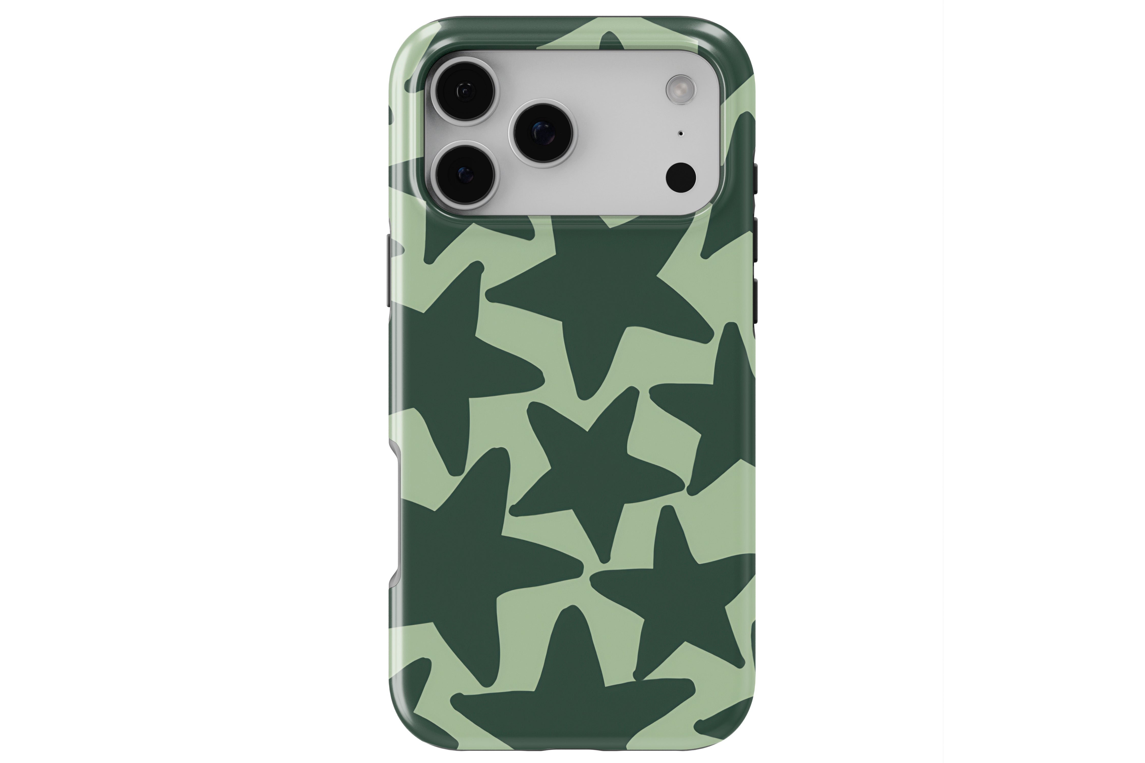 Stars Green magnetic tough case for iPhone