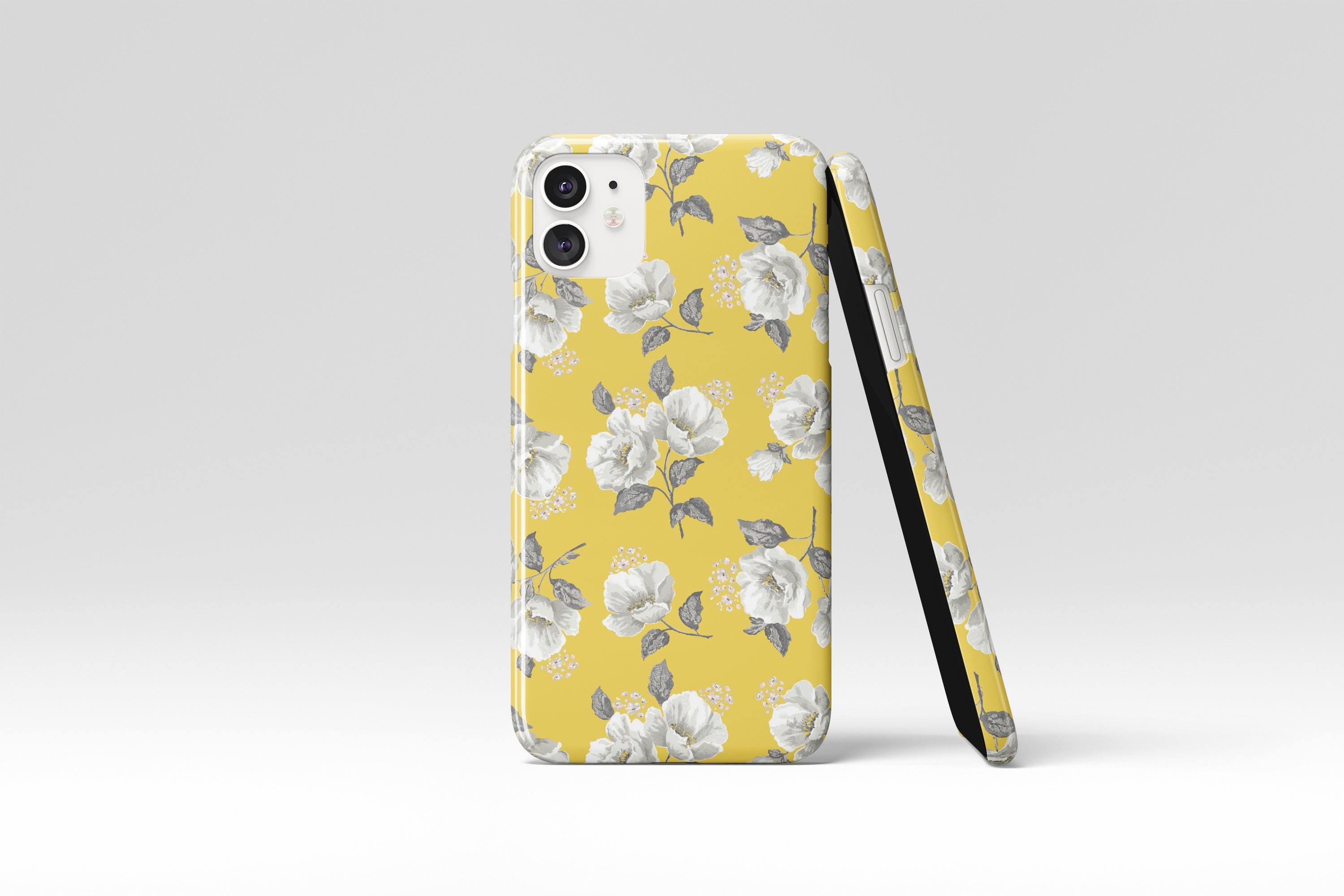 Yellow Floral Mobile Phone Cases - Casetful