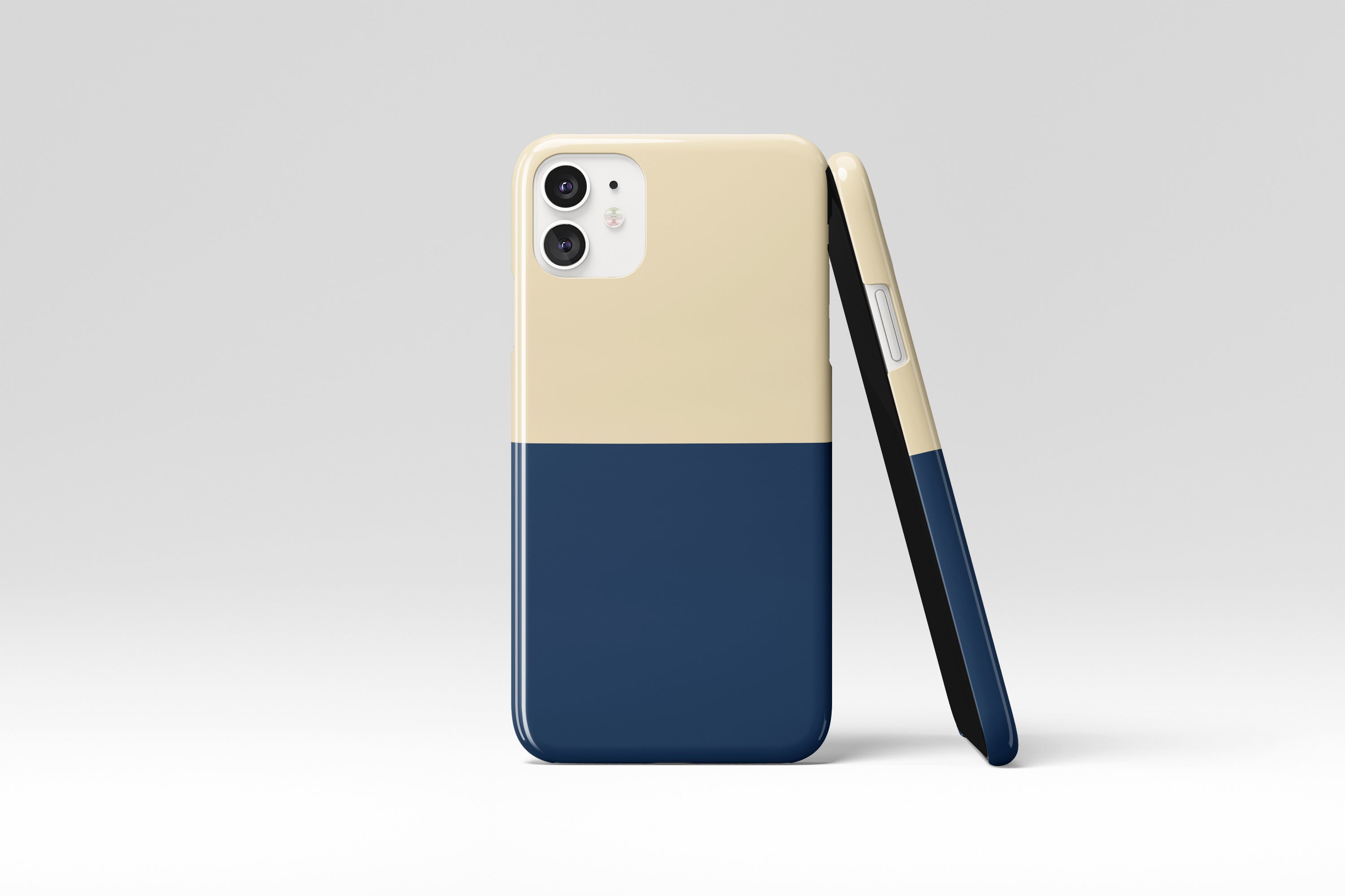 Navy x Cream Mobile Phone Cases - Casetful