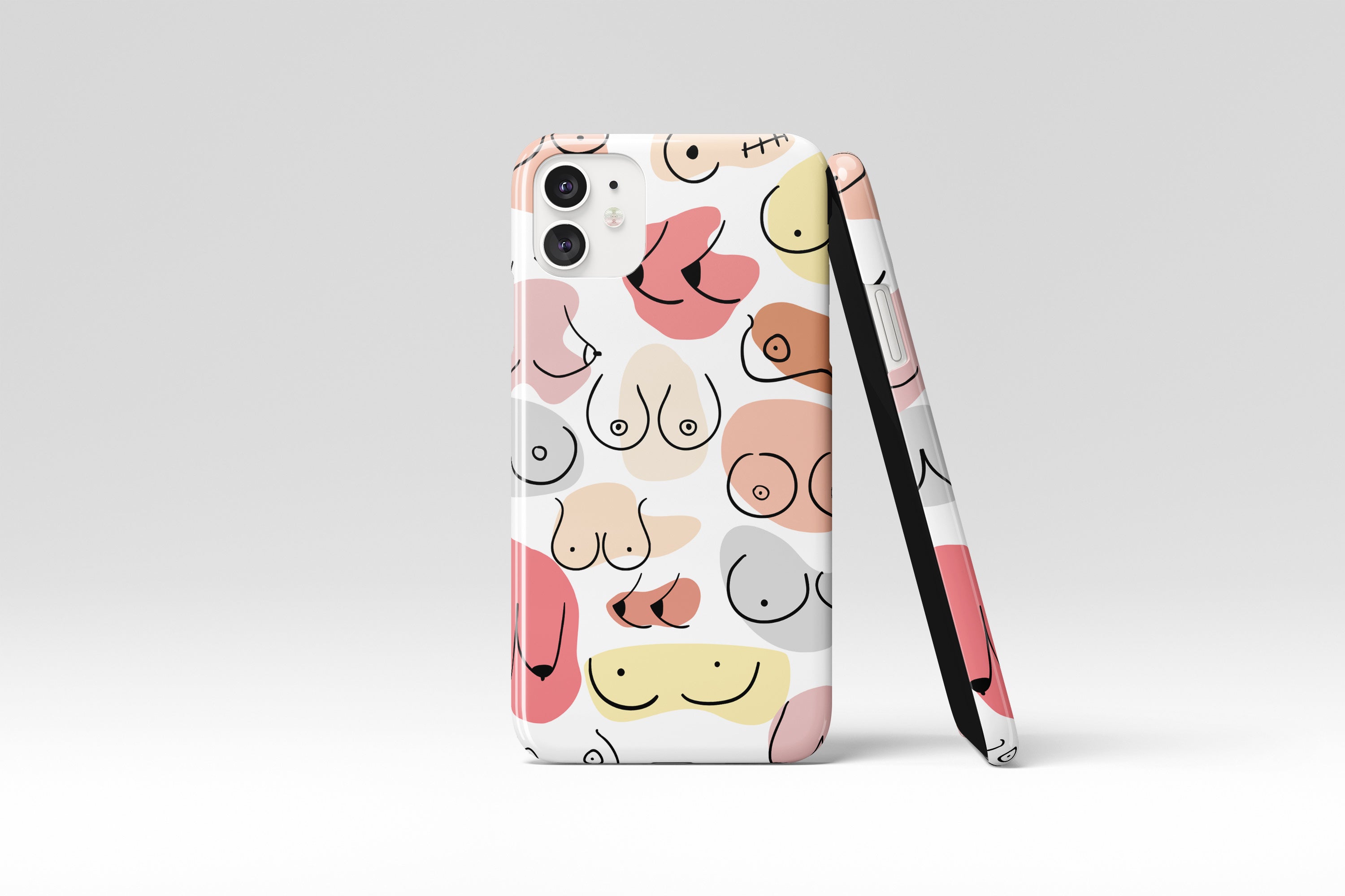 Rainbow Boobs Mobile Phone Cases - Casetful