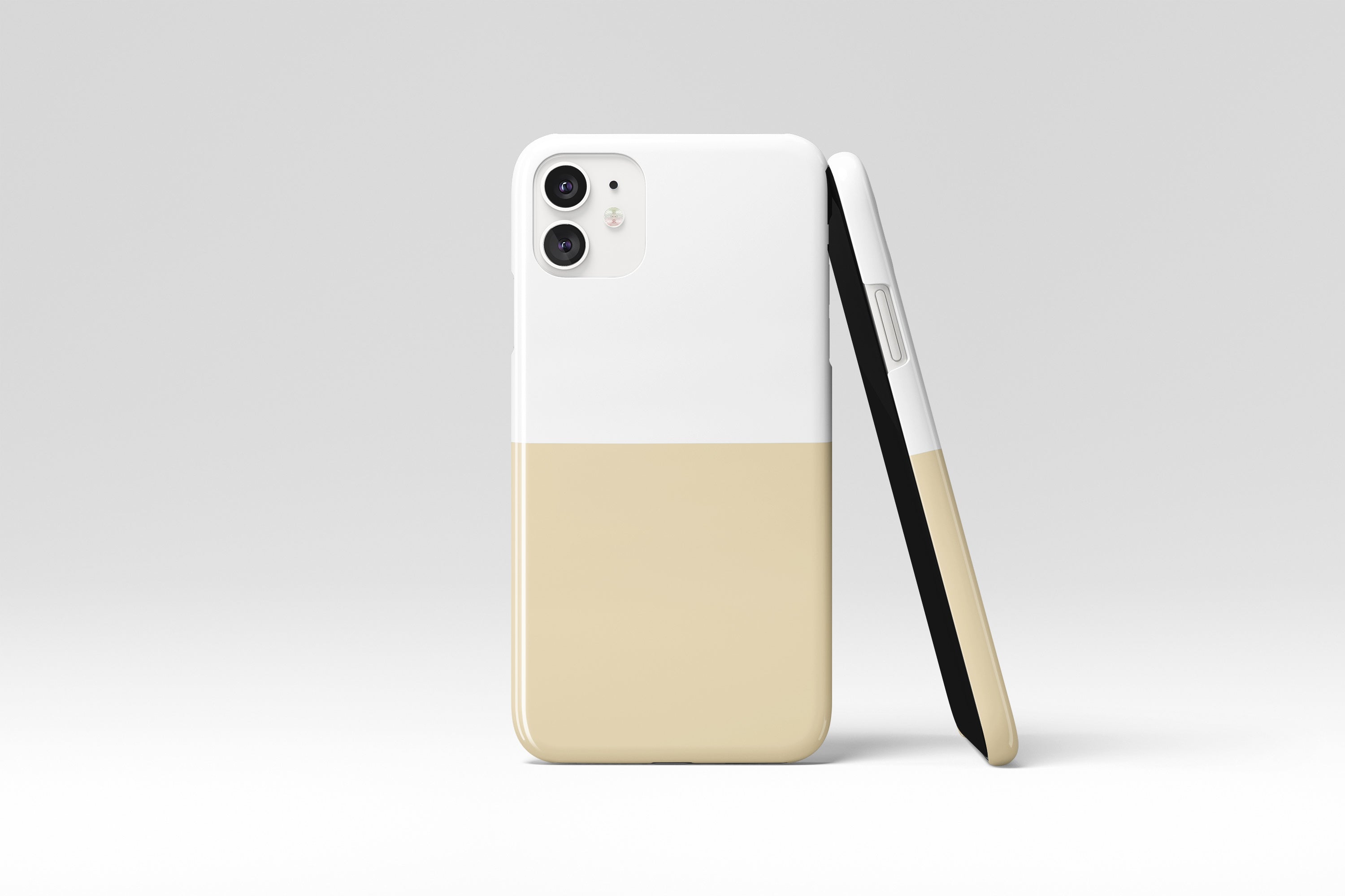 Cream x White Mobile Phone Cases - Casetful