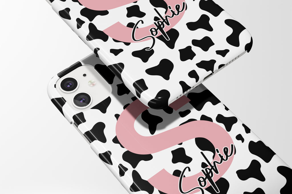Cow Print Name Mobile Phone Cases - Casetful
