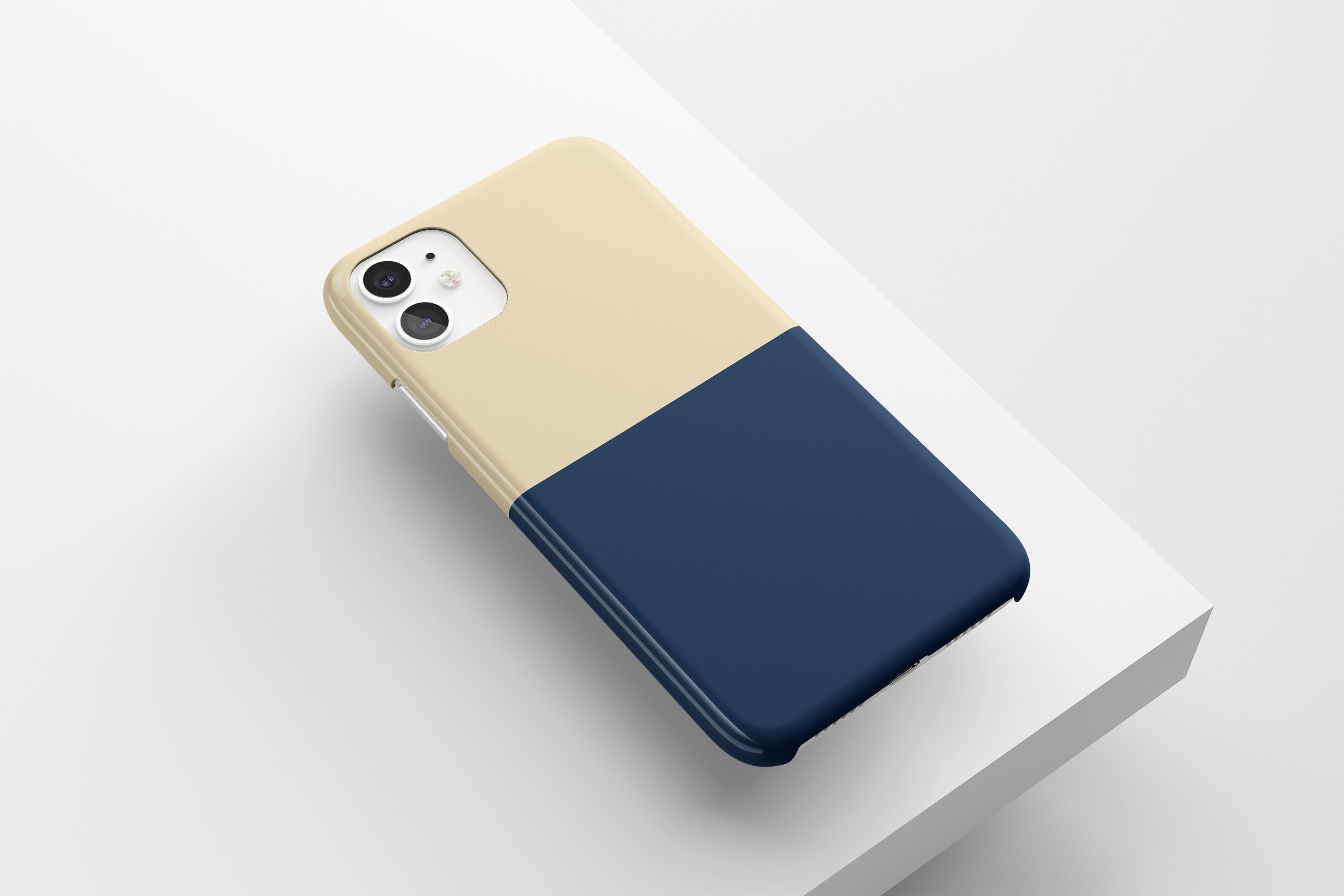 Navy x Cream Mobile Phone Cases - Casetful