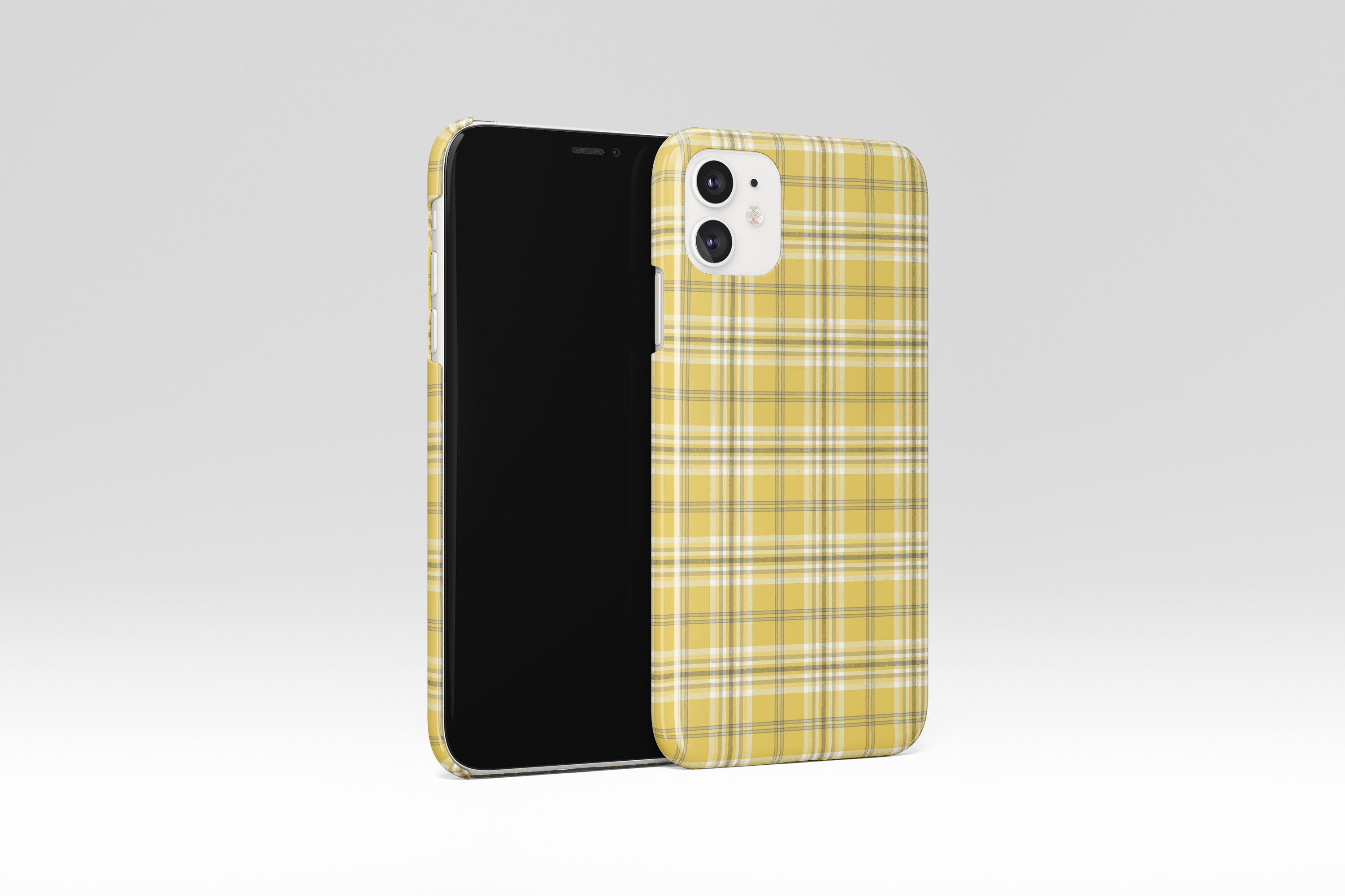 Tartan (Mustard) Mobile Phone Cases - Casetful