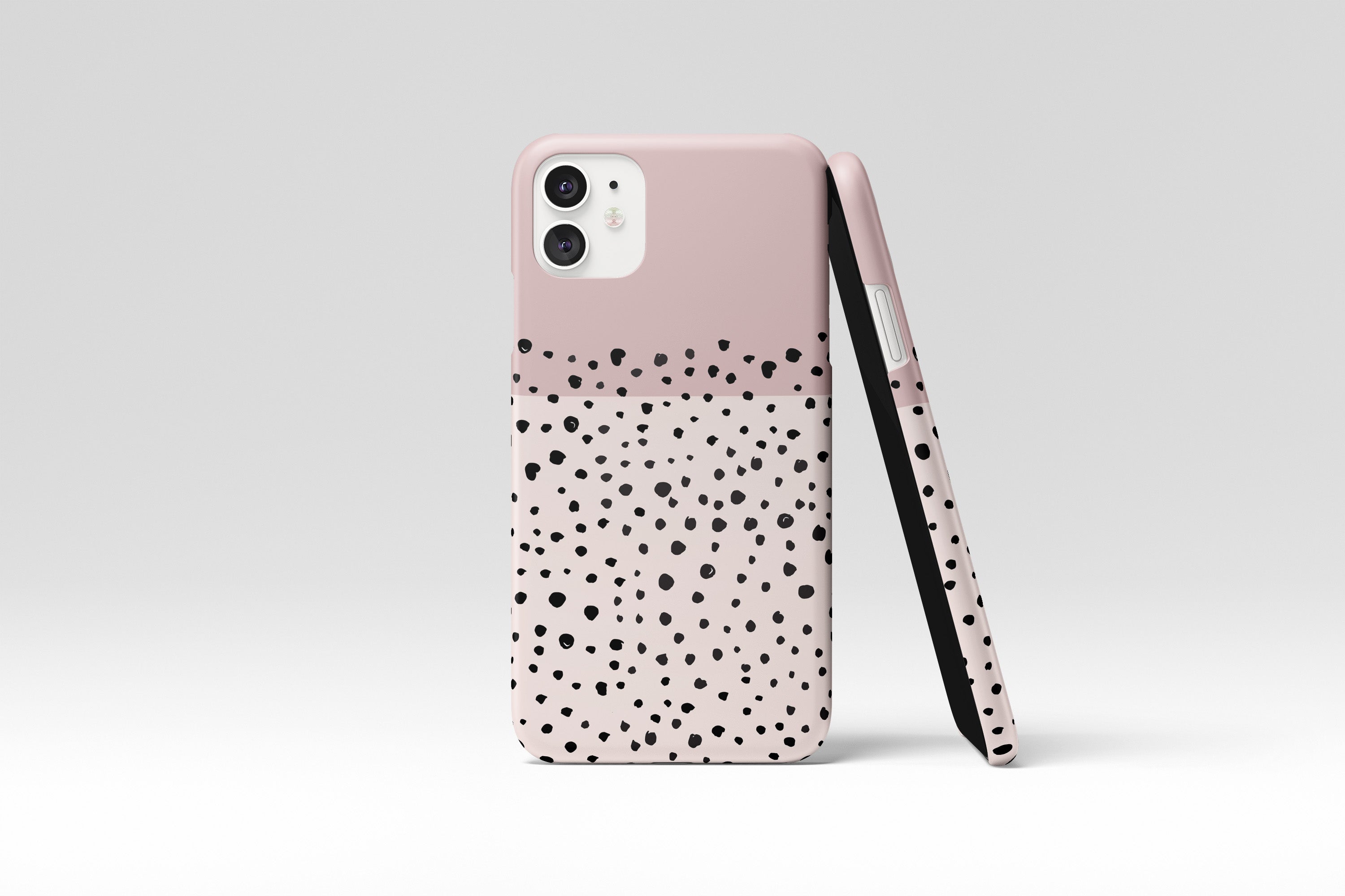 Drawn Dots (Pastel Pink) Mobile Phone Cases - Casetful