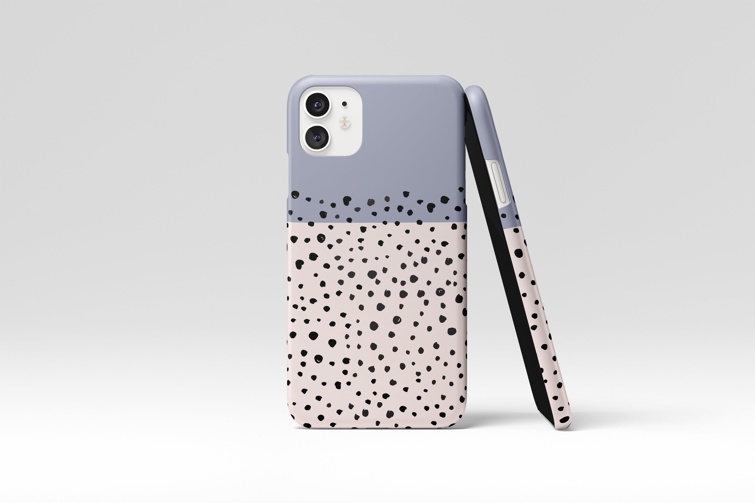 Drawn Dots (Pastel Blue) Mobile Phone Cases - Casetful
