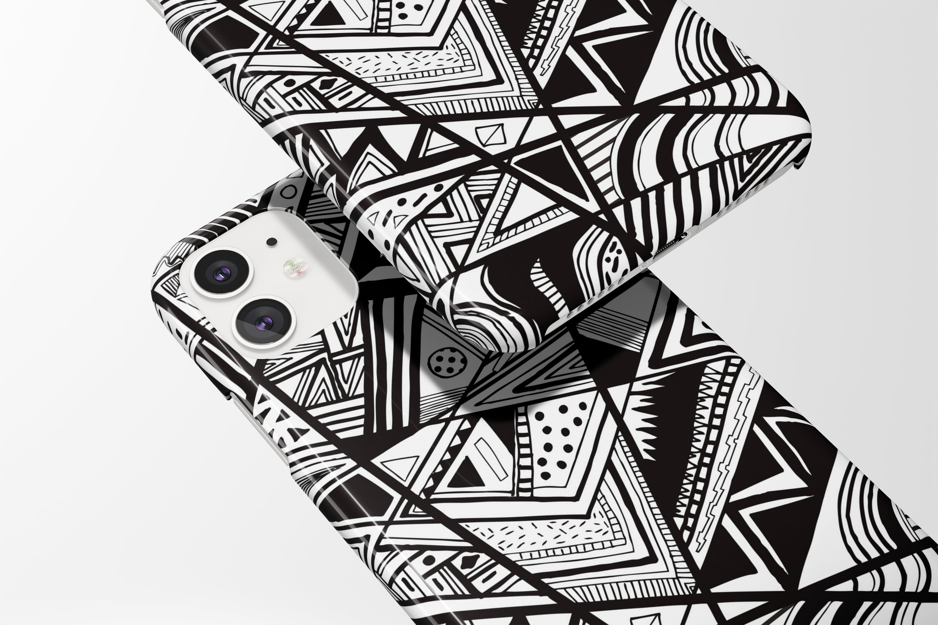 Monochrome Art Mobile Phone Cases - Casetful