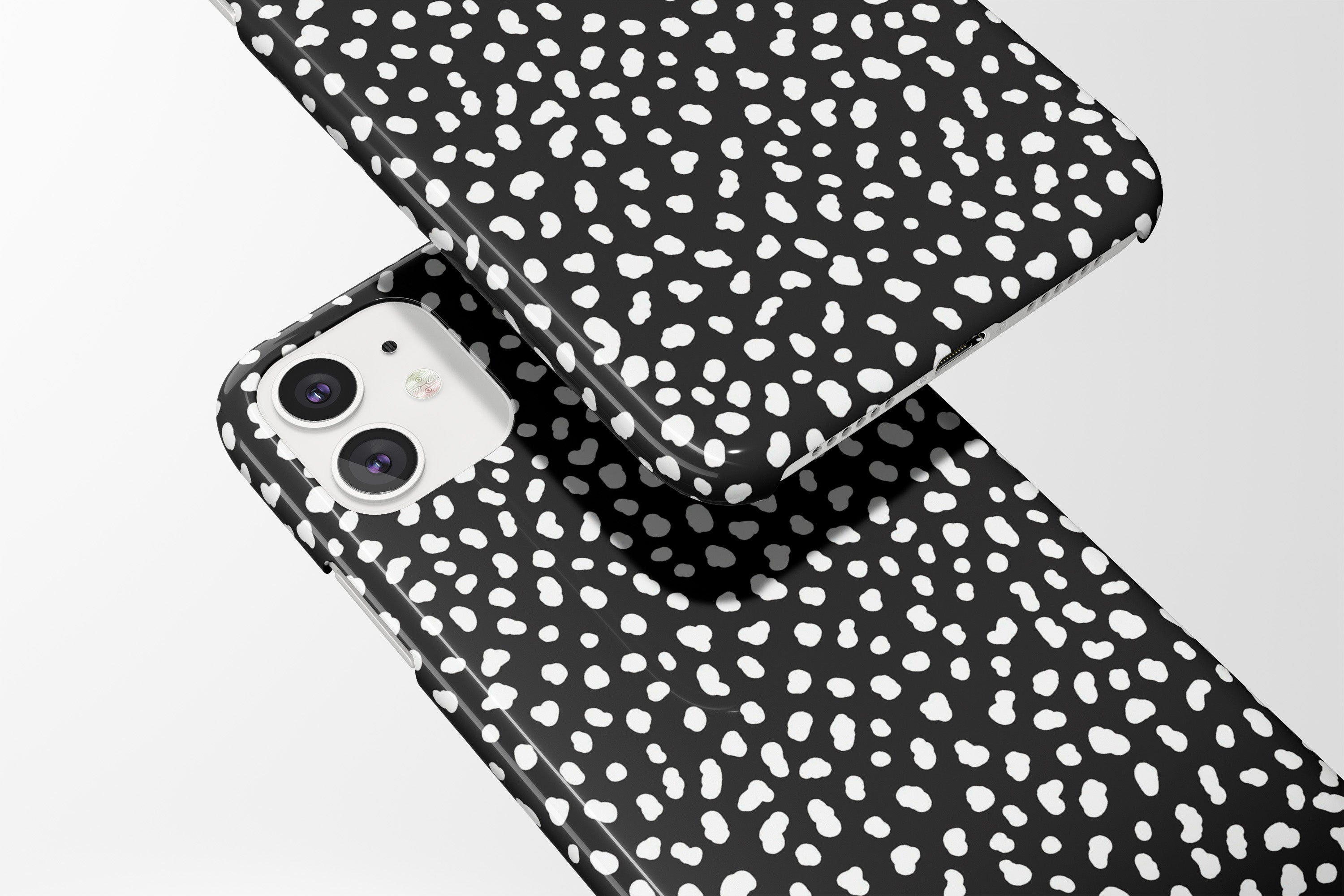Dotty (Black) Mobile Phone Cases - Casetful