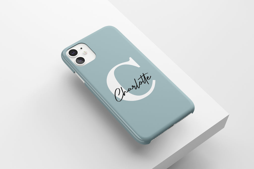 Signature (Pastel Blue) Mobile Phone Cases - Casetful