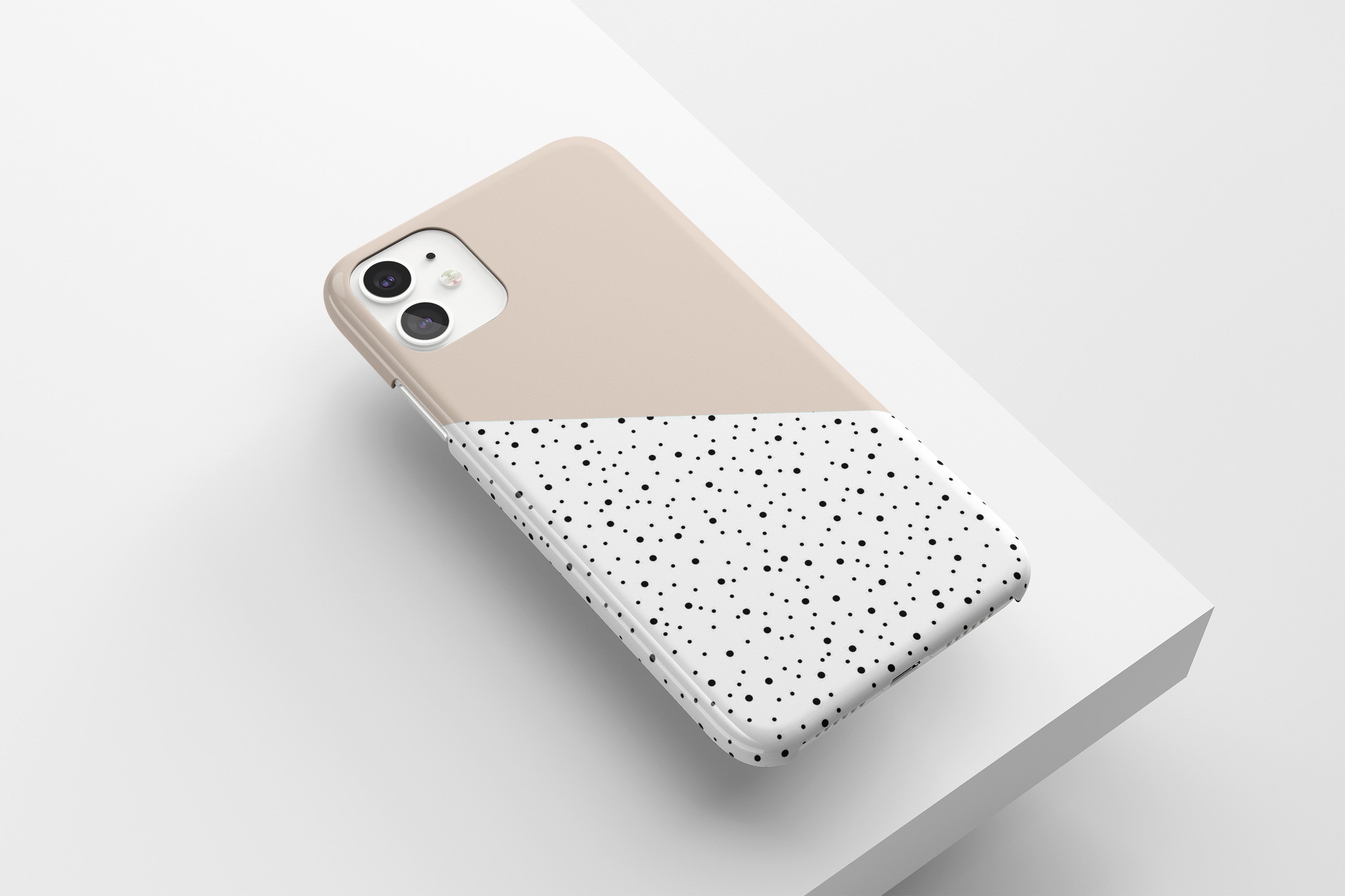 Geo Spots (Nude) Mobile Phone Cases - Casetful