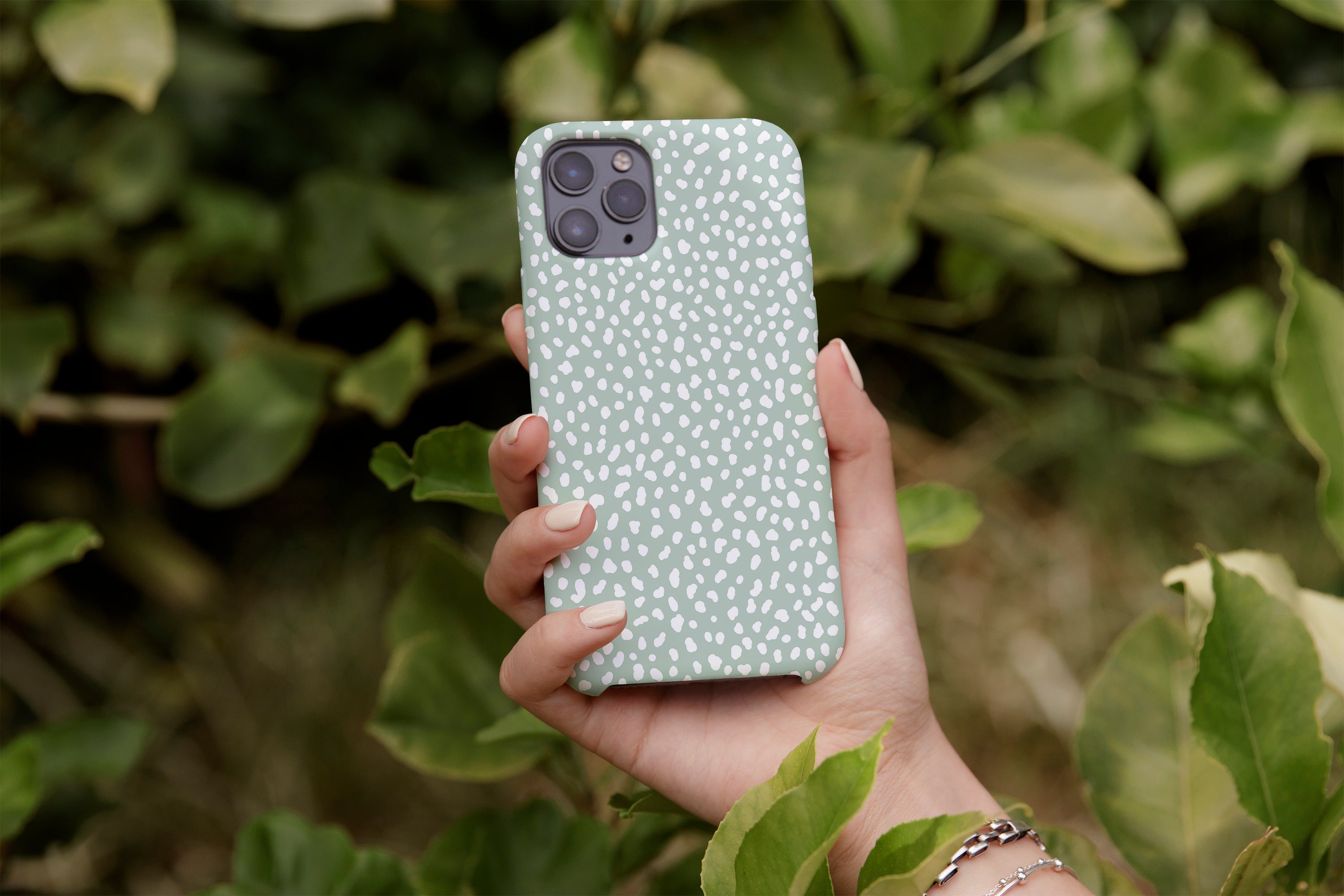 Dotty (Pastel Green) Mobile Phone Cases - Casetful