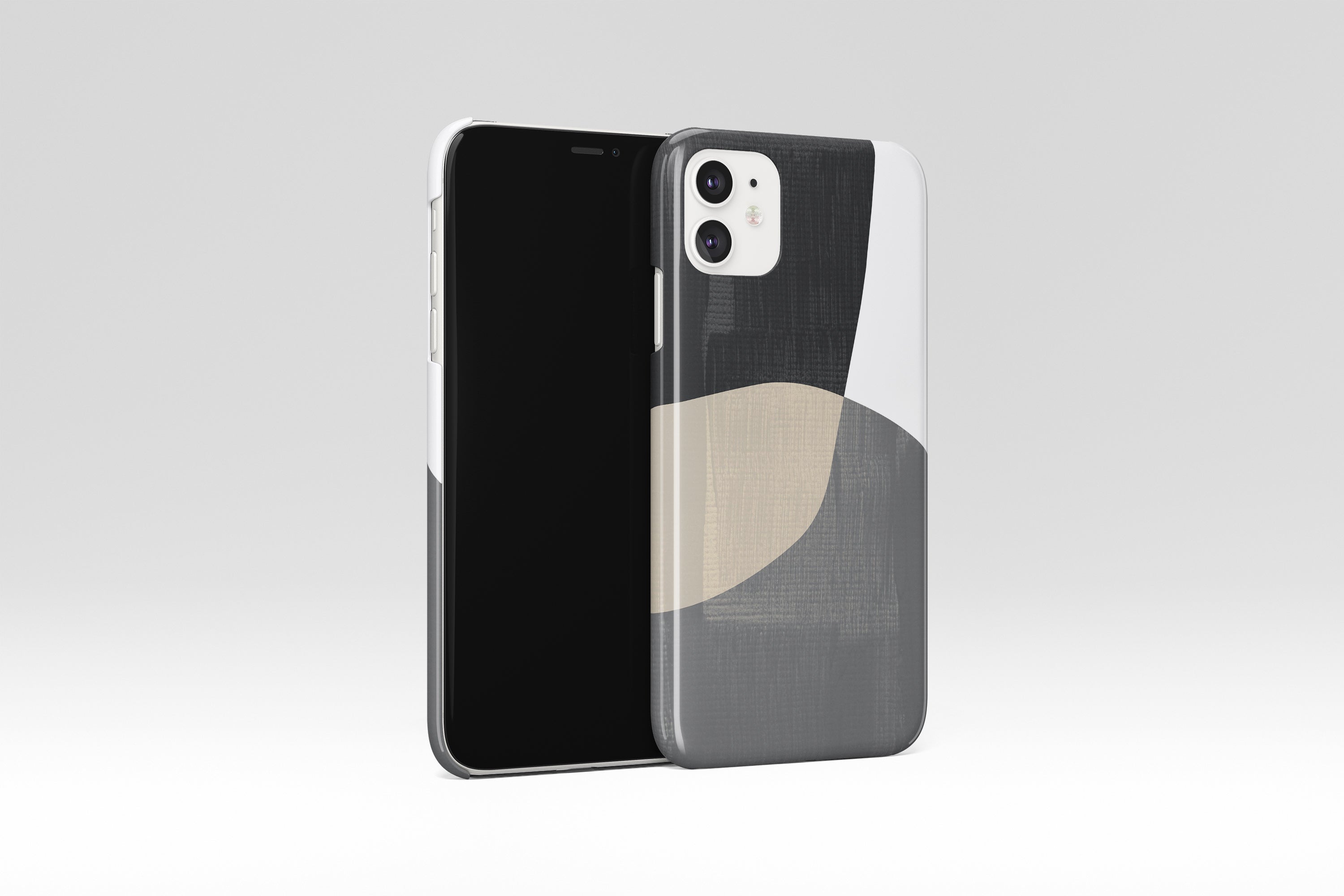 Monochrome Block Mobile Phone Cases - Casetful