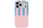 Miami Stripe Pink and Blue magnetic tough case for iPhone