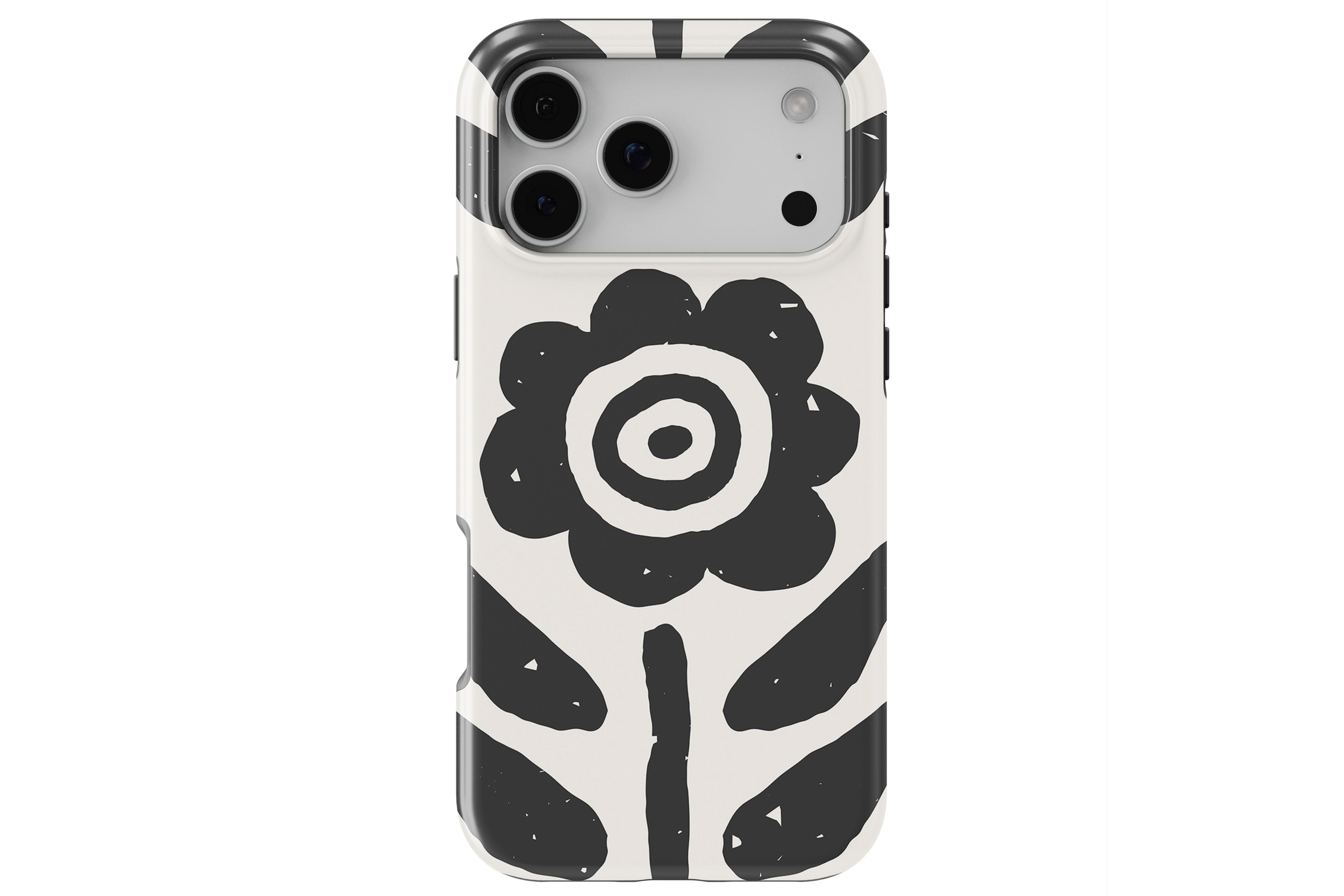 Abstract Flower magnetic tough case for iPhone
