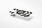 Side view of Abstract Flower case showing  an example of slim case