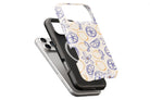 Amalfi Lemon magnetic case showing built-in magnetic ring compatible with MagSafe charging