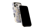 Side view of Amalfi Lemon phone case showing button cut-outs