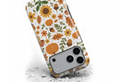 Front view of Autumn Meadow magnetic tough case showing autumn floral print design