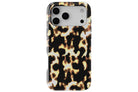 Tortoise shell pattern magnetic tough case for iPhone