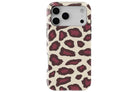 Burgundy Leopard  magnetic tough case for iPhone