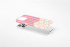 Side view of Cabana Bloom case showing an example of slim case