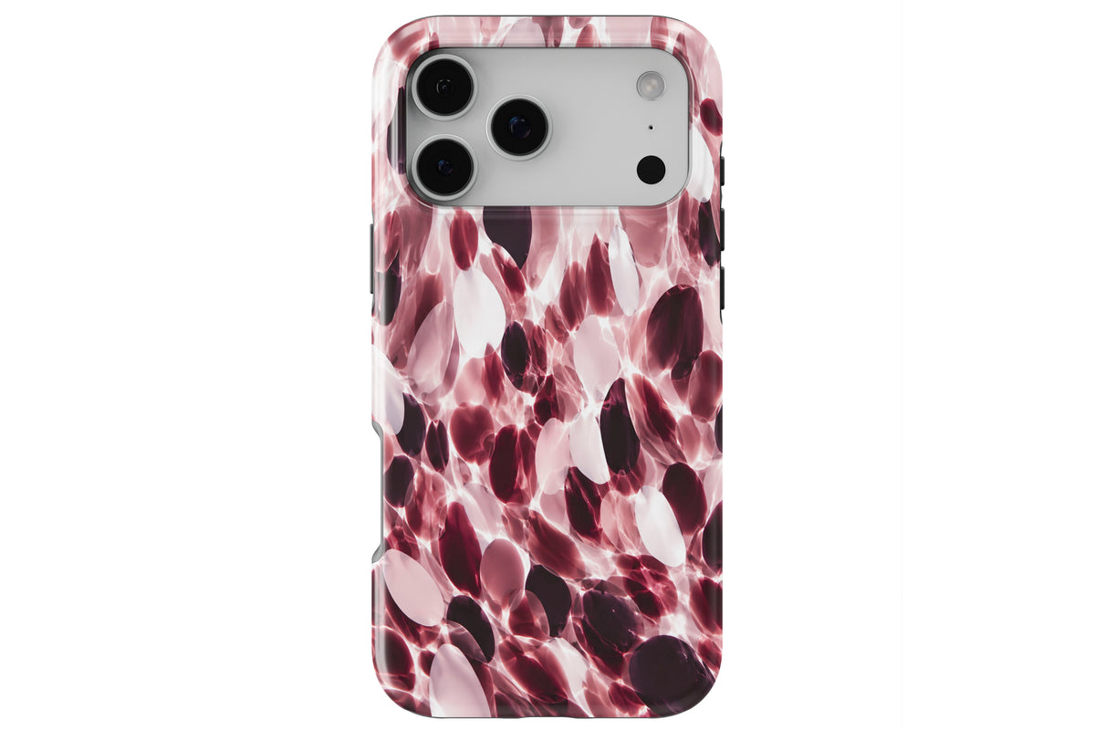 Confetti (Berry) MagTough magnetic phone case compatible with MagSafe charging