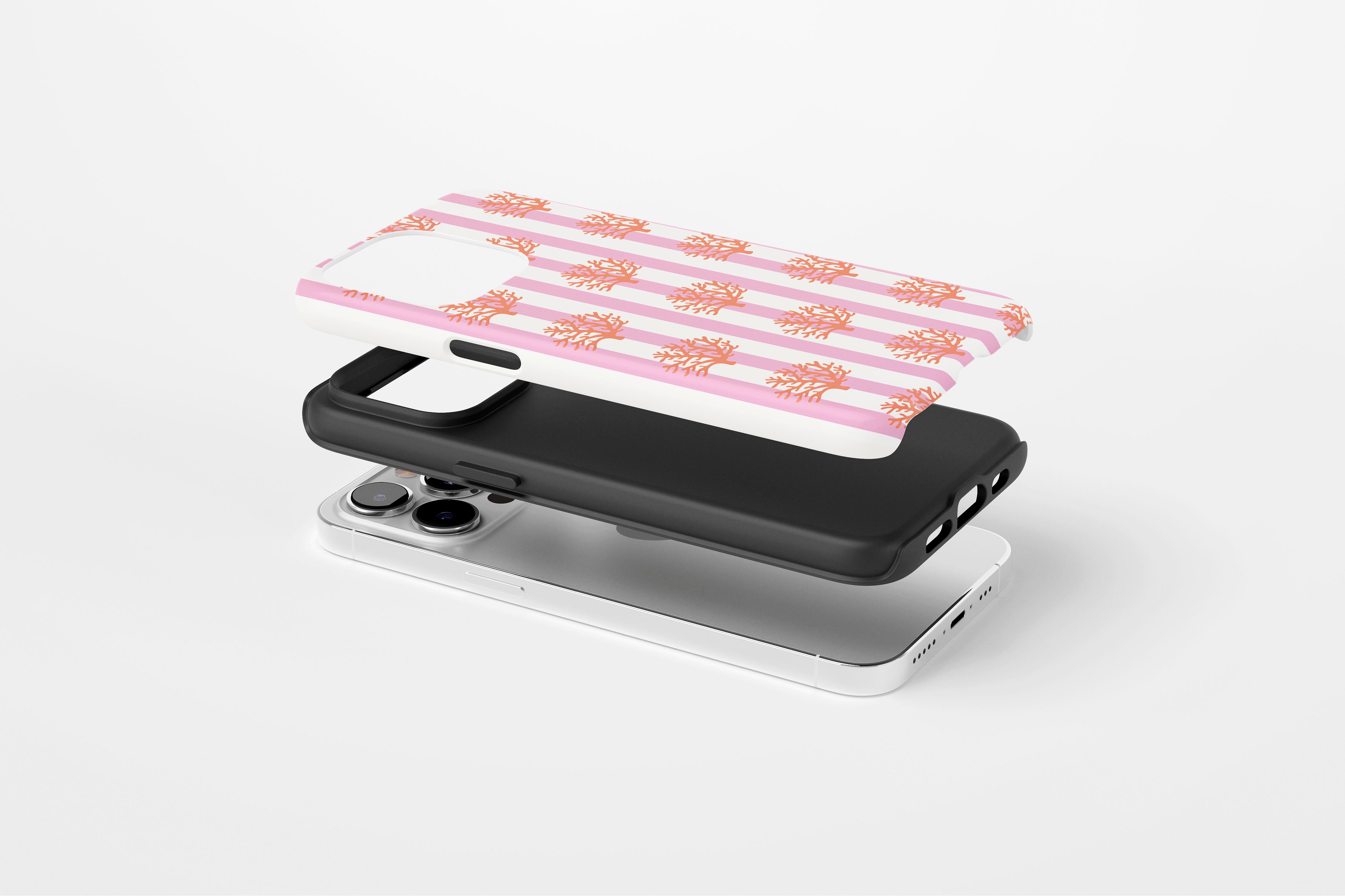 Side view of Coral case showing an example of tough case
