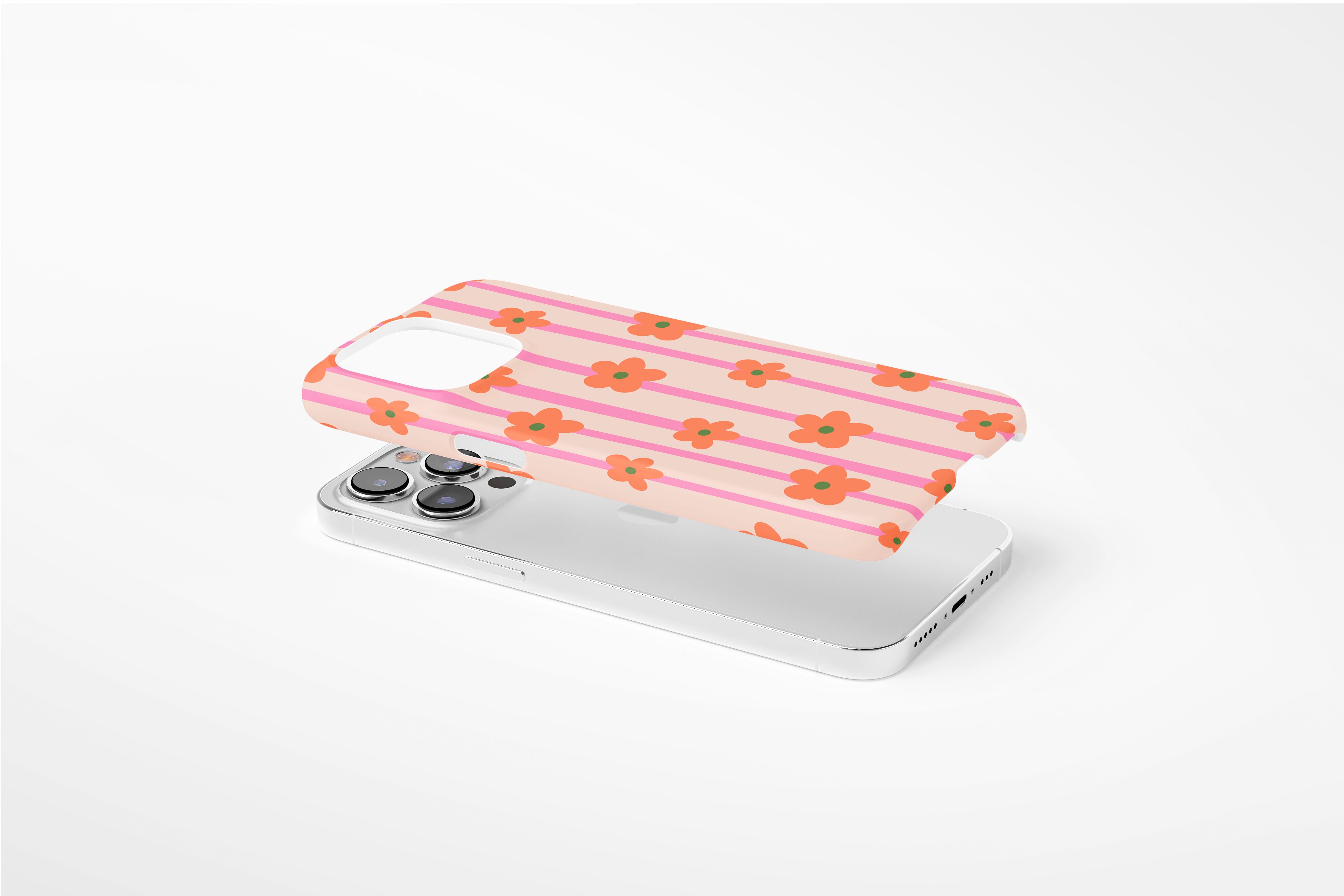 Side view of Daisy Chain case showing an example of slim case