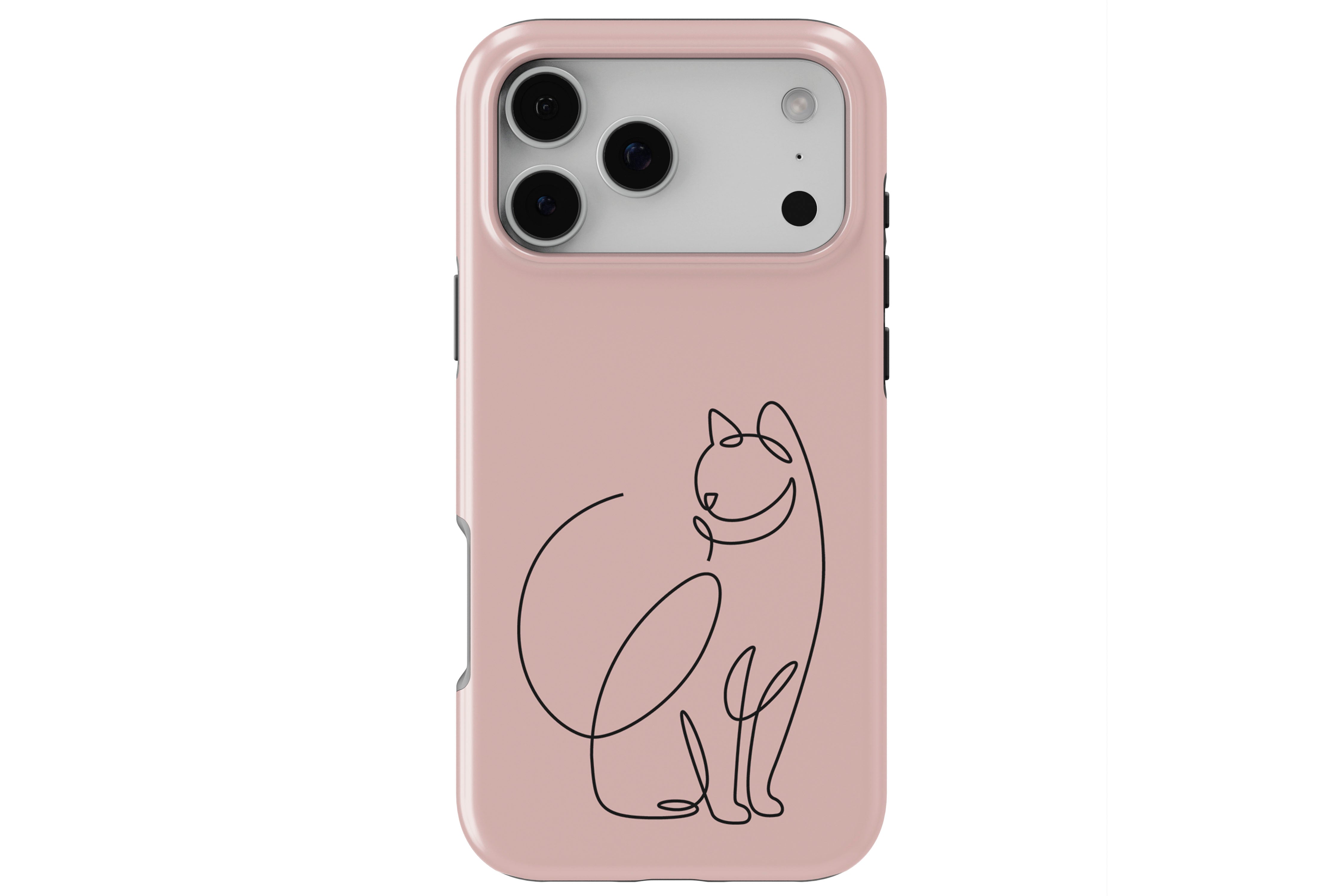 Doodle Cat magnetic tough case for iPhone