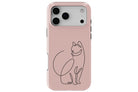 Doodle Cat magnetic tough case for iPhone