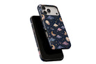 Side view of Dreamscape phone case showing button cut-outs