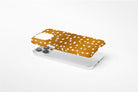Side view of Freckled case showing an example of slim case