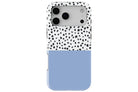 Geo Dots (Light Blue) magnetic tough case for iPhone