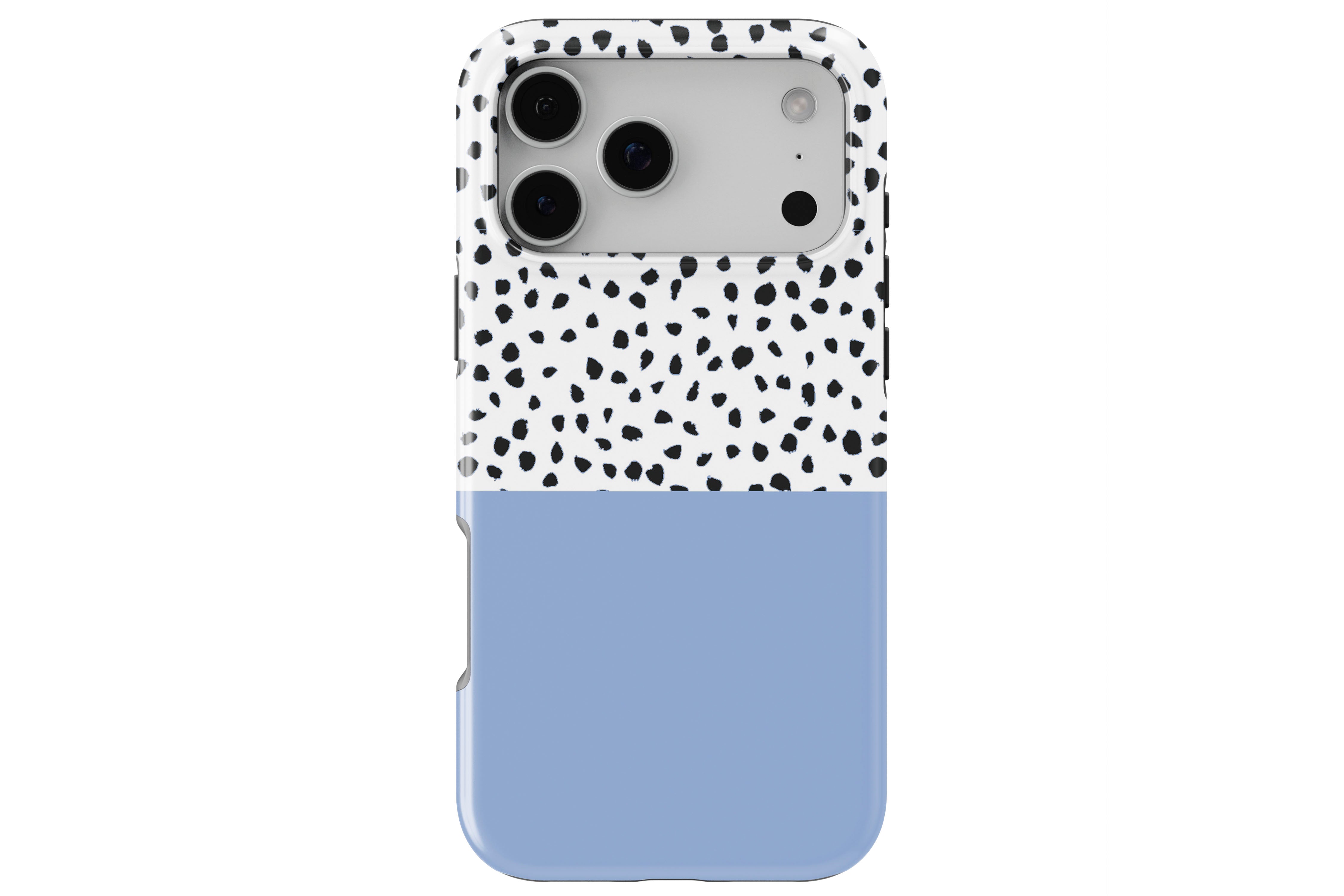 Geo Dots (Light Blue) magnetic tough case for iPhone