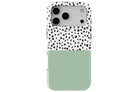 Geometric Dots Green magnetic tough case for iPhone