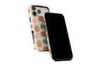 Side view of Harvest Pop phone case showing button cut-outs