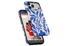 Side view of Matisse Cobalt magnetic tough case showing button cut-outs