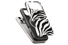 Mono Zebra magnetic case showing built-in magnetic ring compatible with MagSafe charging
