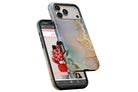 Side view of Opulent Marble magnetic tough case showing button cut-outs