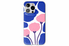 Front view of Poppy Art case showing floral print design