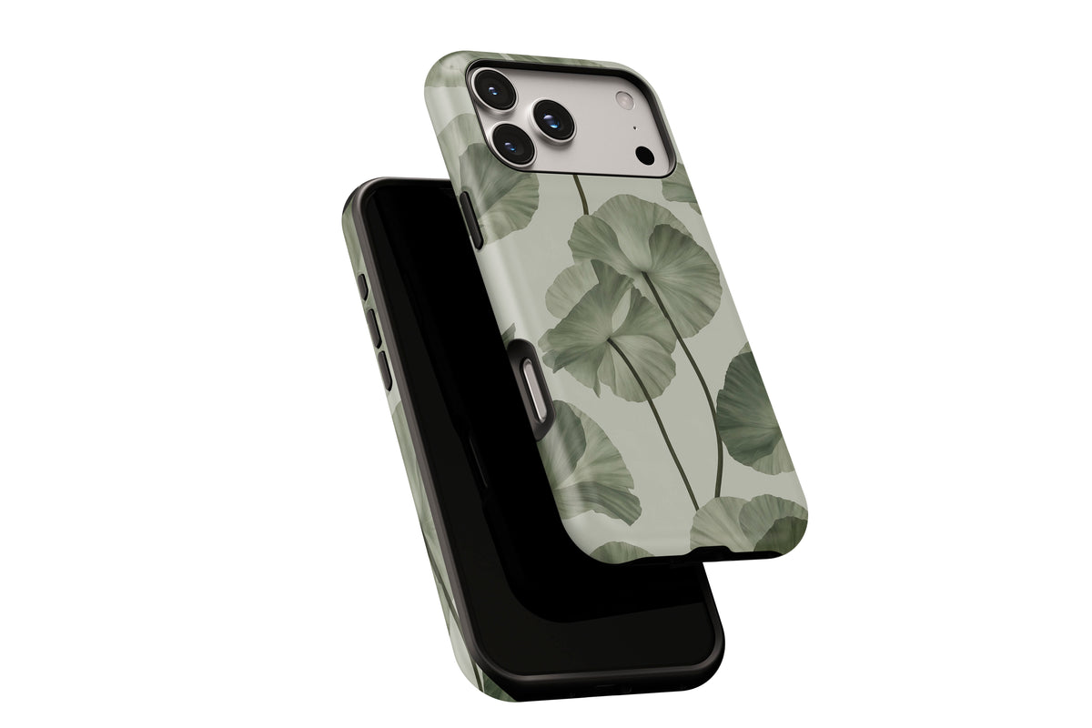 Sage Botanica Tough phone case compatible with selected iPhone models