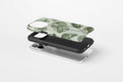 Sage Botanica Tough phone case showing protective case profile