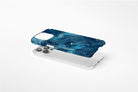 Side view of Starry Night case showing  an example of slim case