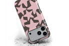 Front view of Stars (Pink) magnetic tough case showing star print design