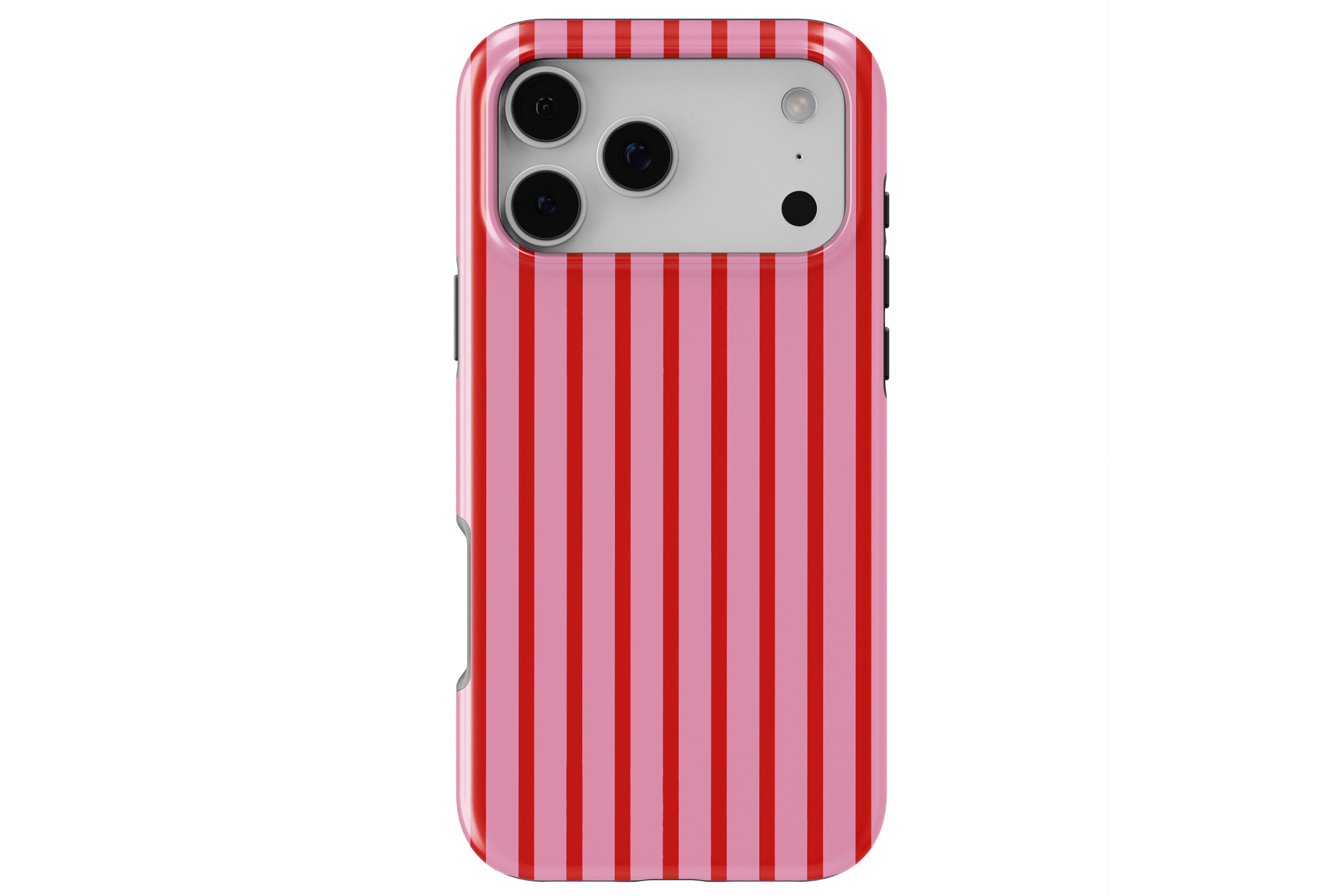 Stripes Cherry magnetic tough case for iPhone