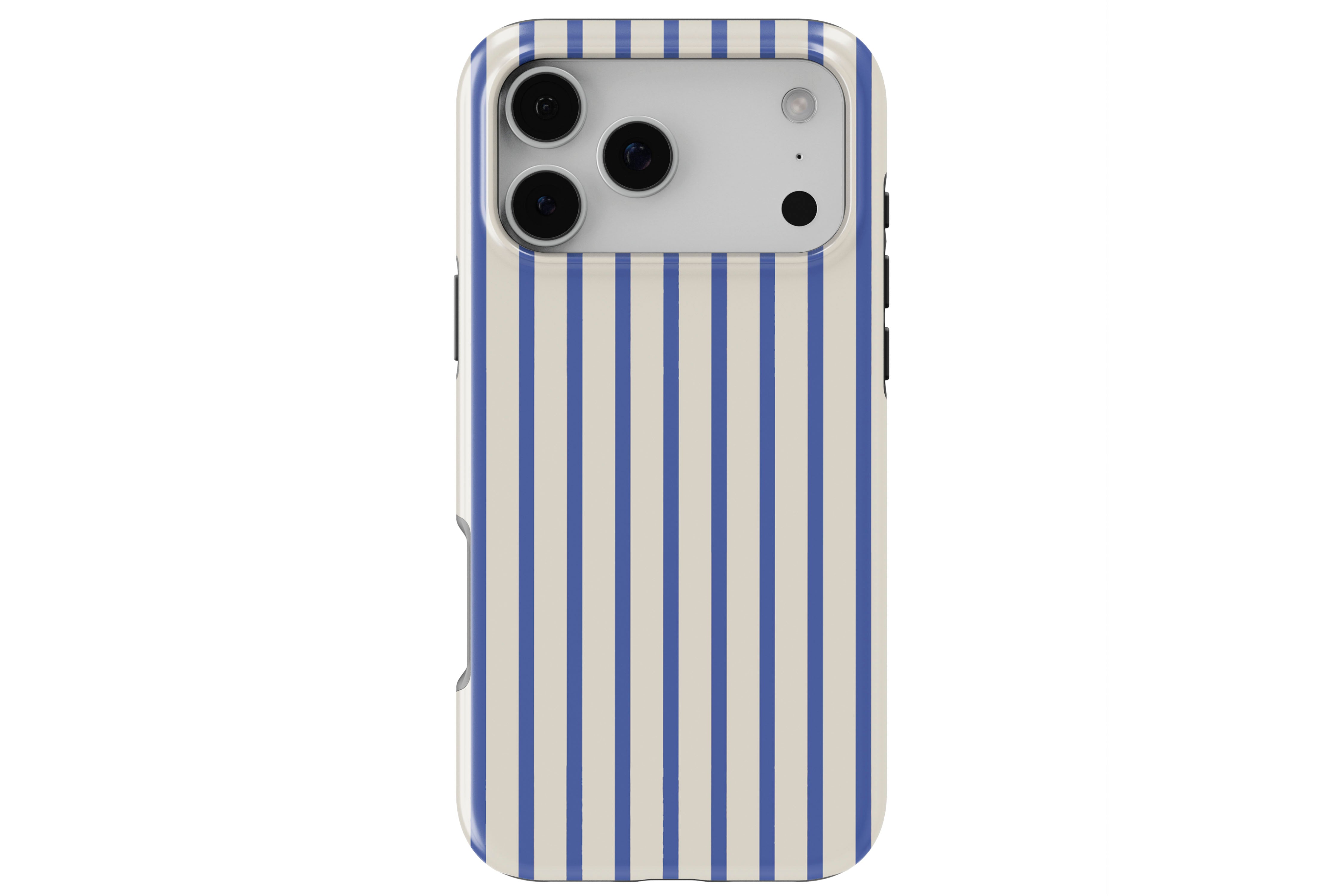 Stripes Cobalt magnetic tough case for iPhone